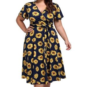 Floral Cocktail Party Dress